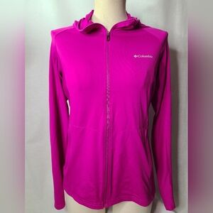 Columbia pink zip up sweater- Size small Womens